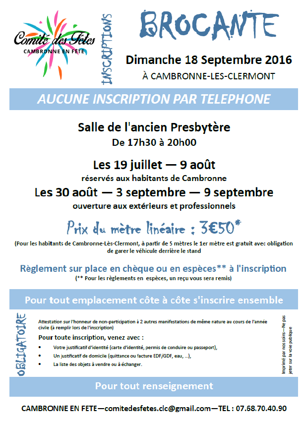 Affiche info