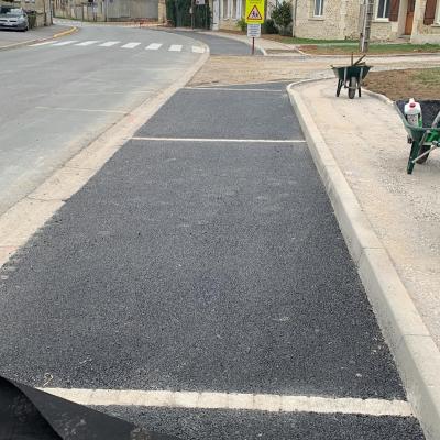 Evolution des travaux (places de parking)