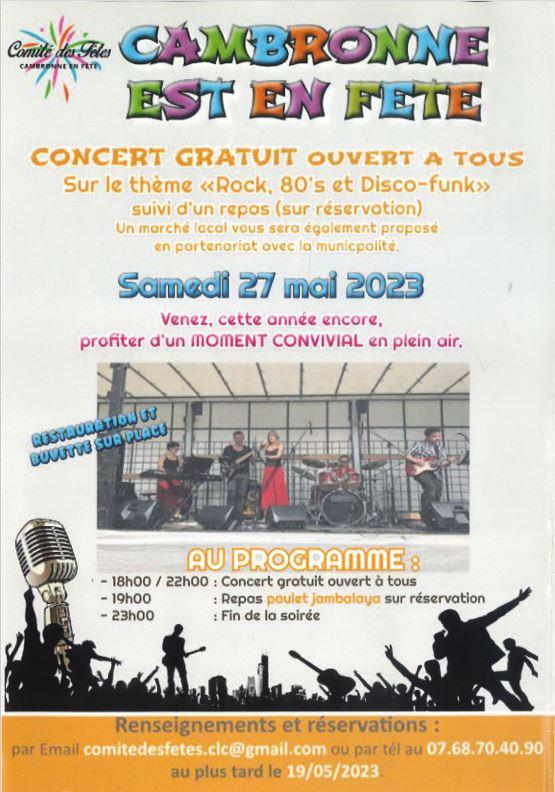 Concert 27 mai