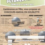 Concours petanque