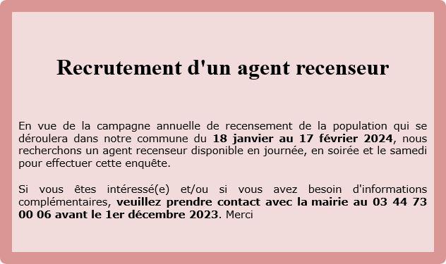 Recrutement